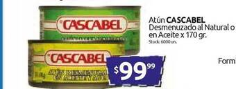 Cordiez Cascabel Atún Desmenuzado Al Natural O En Aceite x 170gr oferta