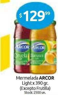 Cordiez Arcor Mermelada Light x 390gr oferta