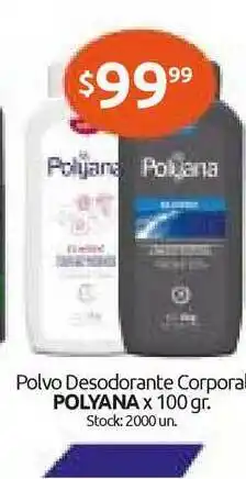 Cordiez Polyana Polvo Desodorante Corporal x 100gr oferta