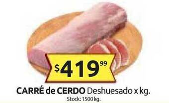 Cordiez Carré de Cerdo Deshuesado x kg oferta