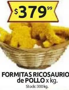 Cordiez Formitas Ricosaurio de Pollo oferta