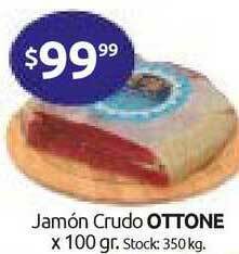 Cordiez Ottone Jamón Crudo x 100gr oferta