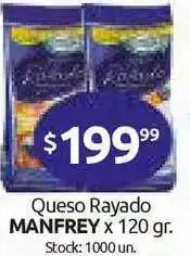 Cordiez Manfrey Queso Rayado x 120gr oferta