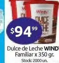 Cordiez Wind Dulce De Leche Familiar x 350gr oferta
