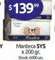 Cordiez Sys Manteca x 200gr oferta