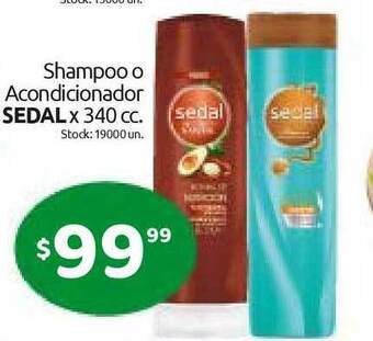 Cordiez Sedal Shampoo Acondicionador x 340cc oferta