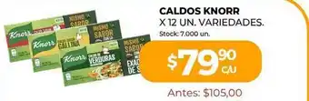 Super MAMI Knorr Caldos x 12un oferta