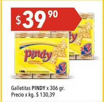 Hergo Pindy Galletitas x 306gr oferta