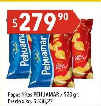 Hergo Pehuamar Papas Fritas x 520gr oferta