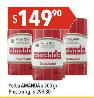 Hergo Amanda Yerba x 500gr oferta