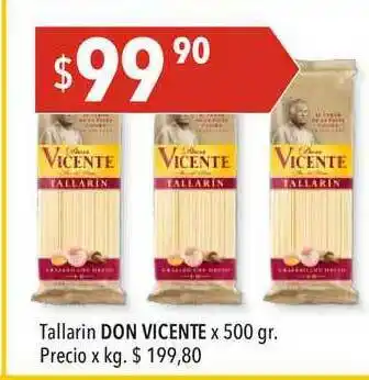 Hergo Don Vicente Tallarin x 500gr oferta