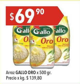 Hergo Gallo Oro Arroz x 500gr oferta