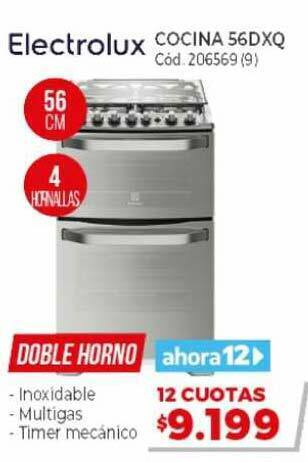 Naldo Lombardi Electrolux Cocina 56DXQ oferta