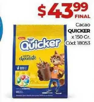 Diarco Quicker Cacao x 150gr oferta
