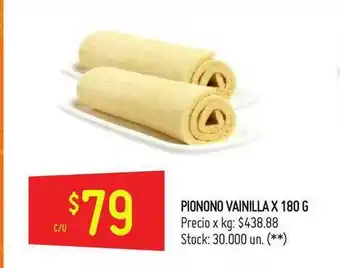 Changomas Pionono Vainilla x 180g oferta