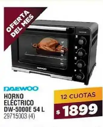Bringeri Daewoo Horno Eléctrico DW-5000E 54 L oferta