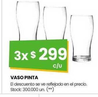 Changomas Vaso pinta oferta