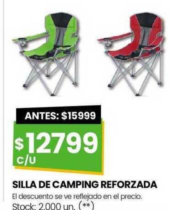 Changomas Silla de camping reforzada oferta