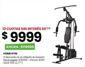 Changomas Home gym oferta