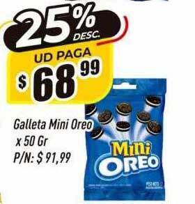 Supermercados Comodin Galleta mini oreo oferta
