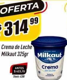 Supermercados Comodin Crema de leche milkaut oferta
