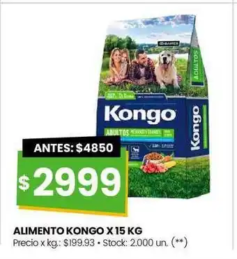 Changomas Alimento kongo oferta