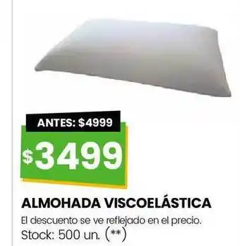 Changomas Almohada viscoelástica oferta