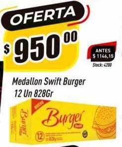 Supermercados Comodin Medallon swift burger oferta