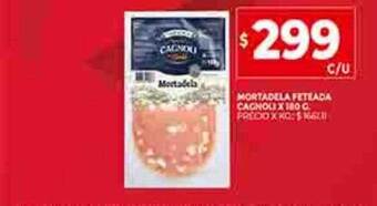Supermercados DIA Mortadela feteada cagnoli oferta