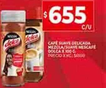 Café suave delicada mezcla suave nescafe dolca