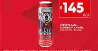 Supermercados DIA Cerveza lata budweiser oferta