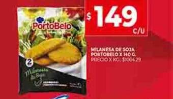 Supermercados DIA Milanesa de soja portobelo oferta