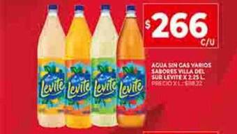 Supermercados DIA Agua sin gas varios sabores villa del sur levite oferta