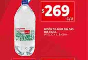 Supermercados DIA Bidón de agua sin gas dia oferta