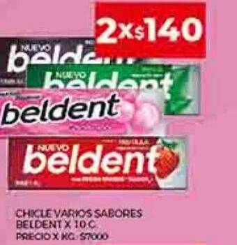Supermercados DIA Chicle varios sabores beldent oferta