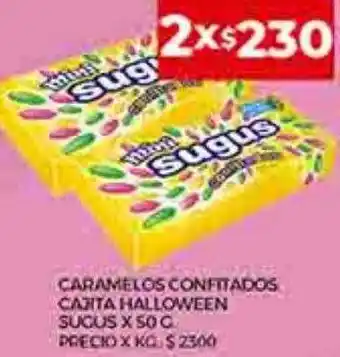 Supermercados DIA Caramelos confitados cajita halloween sugus oferta