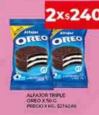 Supermercados DIA Alfajor triple oreo oferta