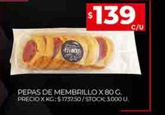 Supermercados DIA Pepas de membrillo oferta