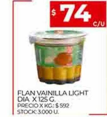 Supermercados DIA Flan vainilla light dia oferta
