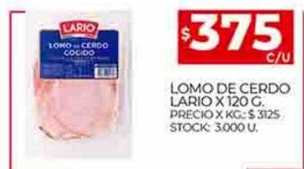 Supermercados DIA Lomo de cerdo lario oferta