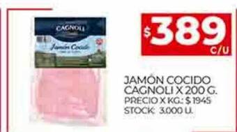 Supermercados DIA Jamón cocido cagnoli oferta