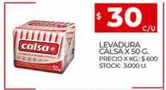 Supermercados DIA Levadura calsa oferta