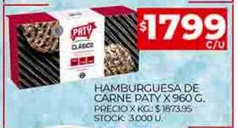 Supermercados DIA Hamburguesa de carne paty oferta