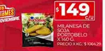 Supermercados DIA Milanesa de soja portobelo oferta
