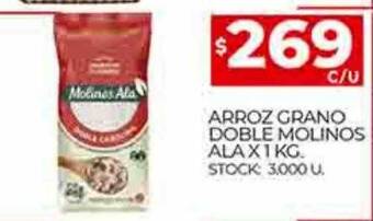 Supermercados DIA Arroz grano doble molinos ala oferta
