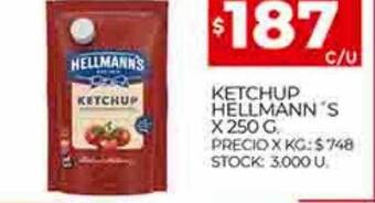 Supermercados DIA Ketchup hellmann's oferta
