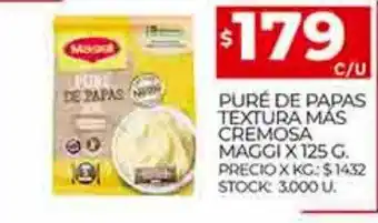 Supermercados DIA Puré de papas textura mas cremosa maggi oferta