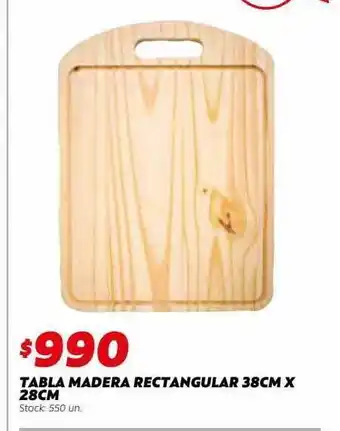 Ferniplast Tabla madera rectangular 38cm x 28cm oferta