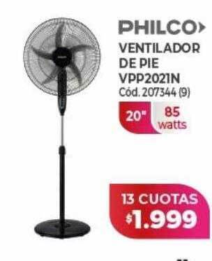 Naldo Lombardi Philco ventilador de pie vpp2021n oferta