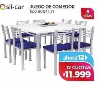 Naldo Lombardi Sil-car juego de comedor oferta